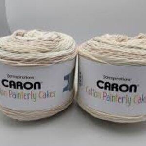 Caron Cotton Painterly Cakes - Fresh Baked Bread - 2-Cake Bundle